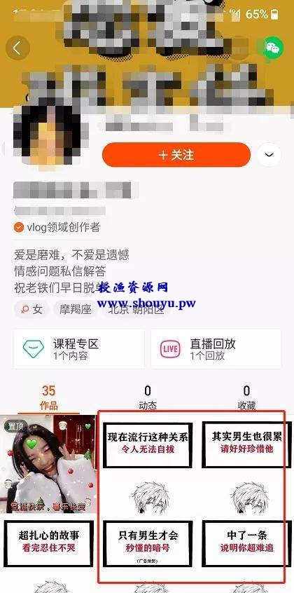 快手月入过万的0门槛小项目，做情感视频号变现了解下！