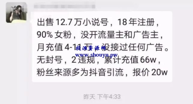 暴力小说分销项目，月赚几万，一个账号交易高达几十万