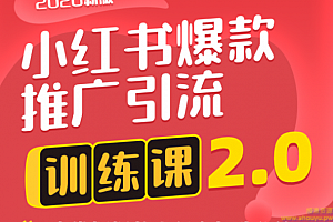 狼叔小红书爆款推广引流训练课2.0，4步掌握爆款小程序打造秘籍